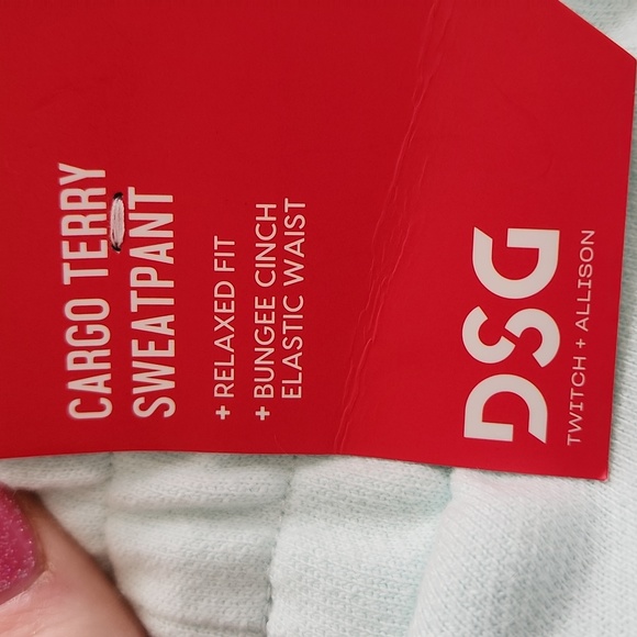 mens dicks sporting goods NWT cargo terry sweatpants - Picture 4 of 4